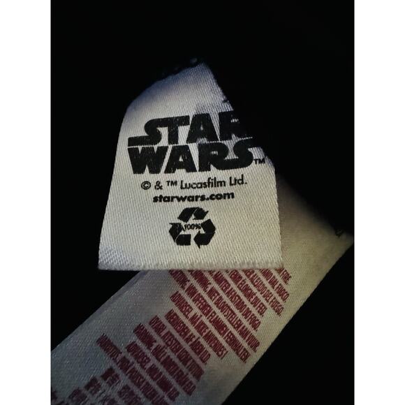 Disney Star Wars Baby Yoda Mandalorian V Neck Galaxy Print Pop Culture Tee LG - Picture 8 of 15